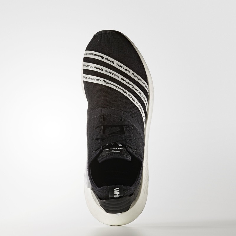 White Mountaineering x adidas NMD R2 PK Black BB2978 Grailify